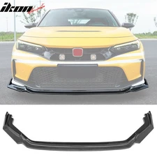 Fits 23-25 Civic FL5 Type R Hatchback AK ABS Front Bumper Lip Carbon Fiber Print