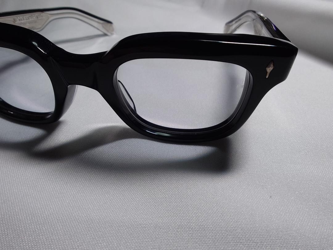 JMM STEWART Limited Edition 350 Navy Eyeglasses Sterling Silver image 4