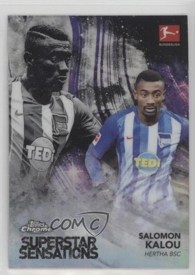2018-19 Topps Chrome Bundesliga Superstar Sensations Salomon Kalou #SS-SK 1s4u