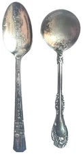 WM. A. Rogers A1 ROSE Sugar Spoon / WM ROGERS MFG Co 1939 New York World’s Fair
