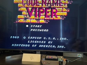 Code Name Viper Nintendo NES Cartridge TESTED