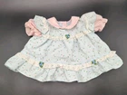 1985 Vintage Cabbage Patch Kid Doll Country Dress Pink Plaid Blue Dress