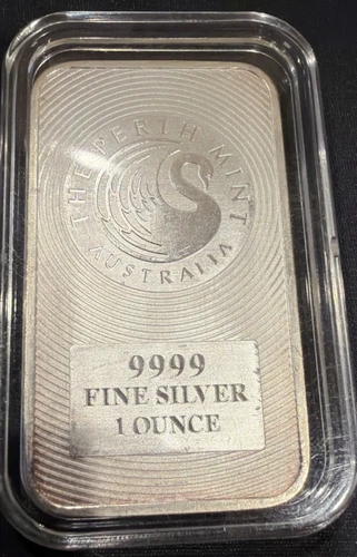 1 oz Silver Bar - Perth Mint Kangaroo .9999 Fine