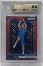 LUKA DONCIC 2018-19 PANINI PRIZM ROOKIE FAST BREAK RED RC /125 BGS 9.5 LAKERS SP