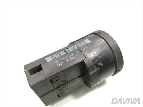 2000 VW Golf 1.6 Petrol Headlight Light Controller Switch Button 1C0941531 - Bild 4 von 7