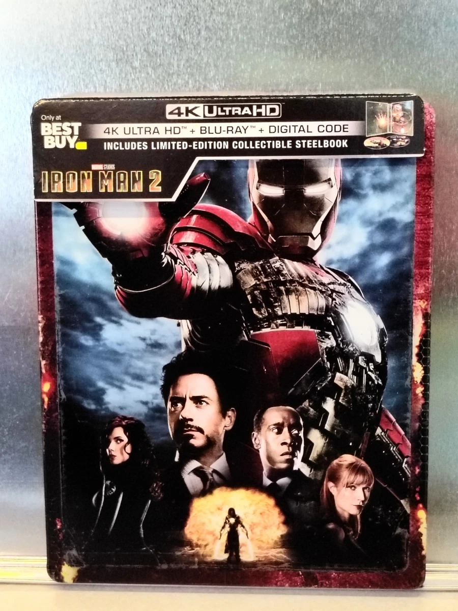 Steelbook Iron Man 2 4K UHD Blu-rays-ray Discs for sale | eBay