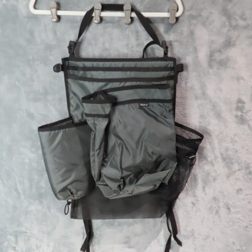 LL Bean Car Seat Organizer Hanging Storage Bag Large Nylon Mesh Multiple Pockets