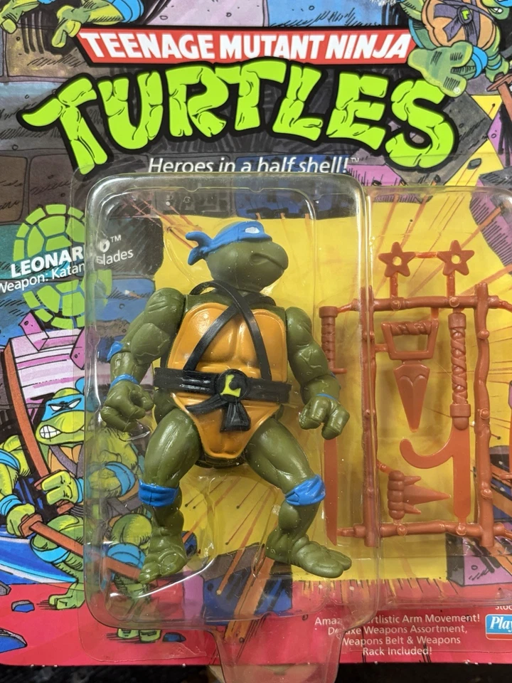 TMNT Teenage Mutant Ninja Turtles MOC Unpunched 10-back Figure. Excellent Cond. - Image 3 of 4