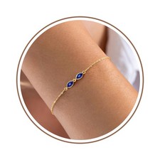 September Birthday Gifts for Women, Sapphire Birthstone Bracelets for Women Dain
