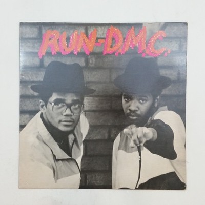 RUN D.M.C. s/t PRO1202 LP RP Vinyl VG+nr++ Cover VG+ Gray Labels 1984 Hip Hop