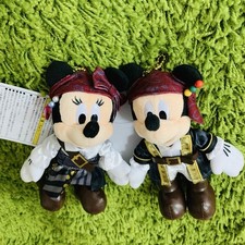 Tokyo Disney Limited Pirates of the Caribbean 2025 Mickey Minnie Plush Badge JP