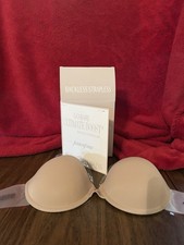 Fashion Forms Go Bare Ultimate Boost Backless Strapless Adhesive Bra Nude C
