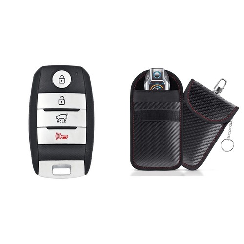 Smart Key Fob 2014-2017 Kia Optima Rio Sorento FCC:SY5XMFNA04 95440-2T510 w/Case - Picture 1 of 7
