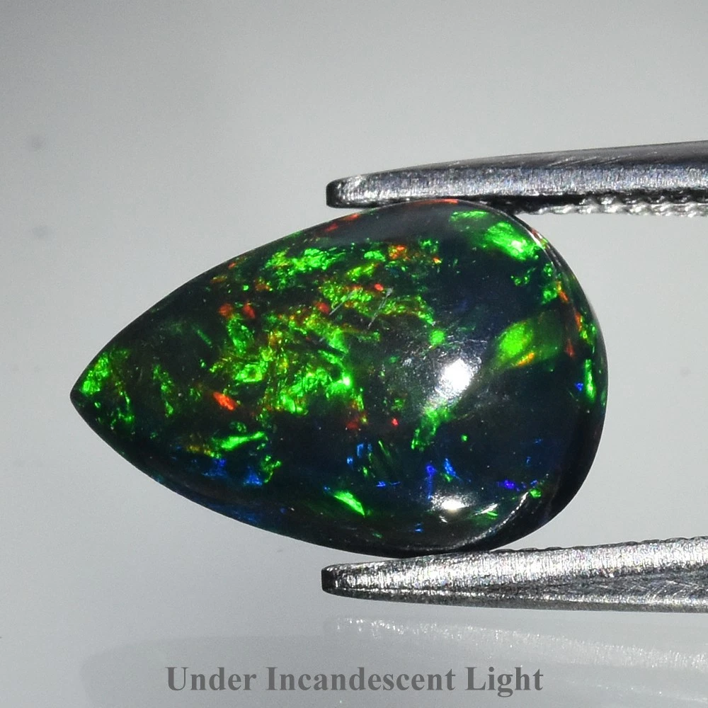 Impresionante Opalo Negro De Etiopia Natural Oval 3.15 Ct | Meses sin interés