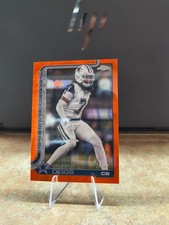 2025 TOPPS CHROME TREVON DIGGS ORANGE WAVE REFRACTOR #ED 24/25