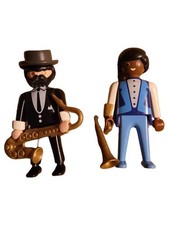 Playmobil Musiker-Set Jazz Spielfiguren-Set Komplett Saxophon Trompete
