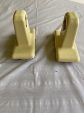Harvest Gold Ceramic Towel Bar Rod Post Holders