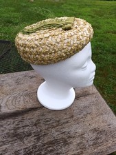 Vintage 1950's 1960's Women's Pillbox Fascinator Hat