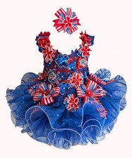 Jenniferwu Infant Toddler Baby Girl Handmade Beaded Birthday Princess Dress