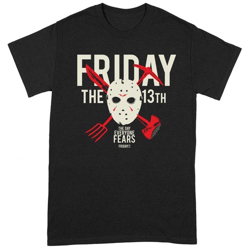 FRIDAY THE 13TH T Shirt Bloody Movie Manifesto Jason Nuovo