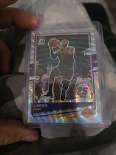 2020-21 Panini Donruss Optic LeBron James Silver Wave Prizm Lakers