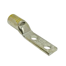 (1) ILSCO CSWN-250-38-1 2-Hole Copper Compression Lug 3/8” Stud 250 kcmil