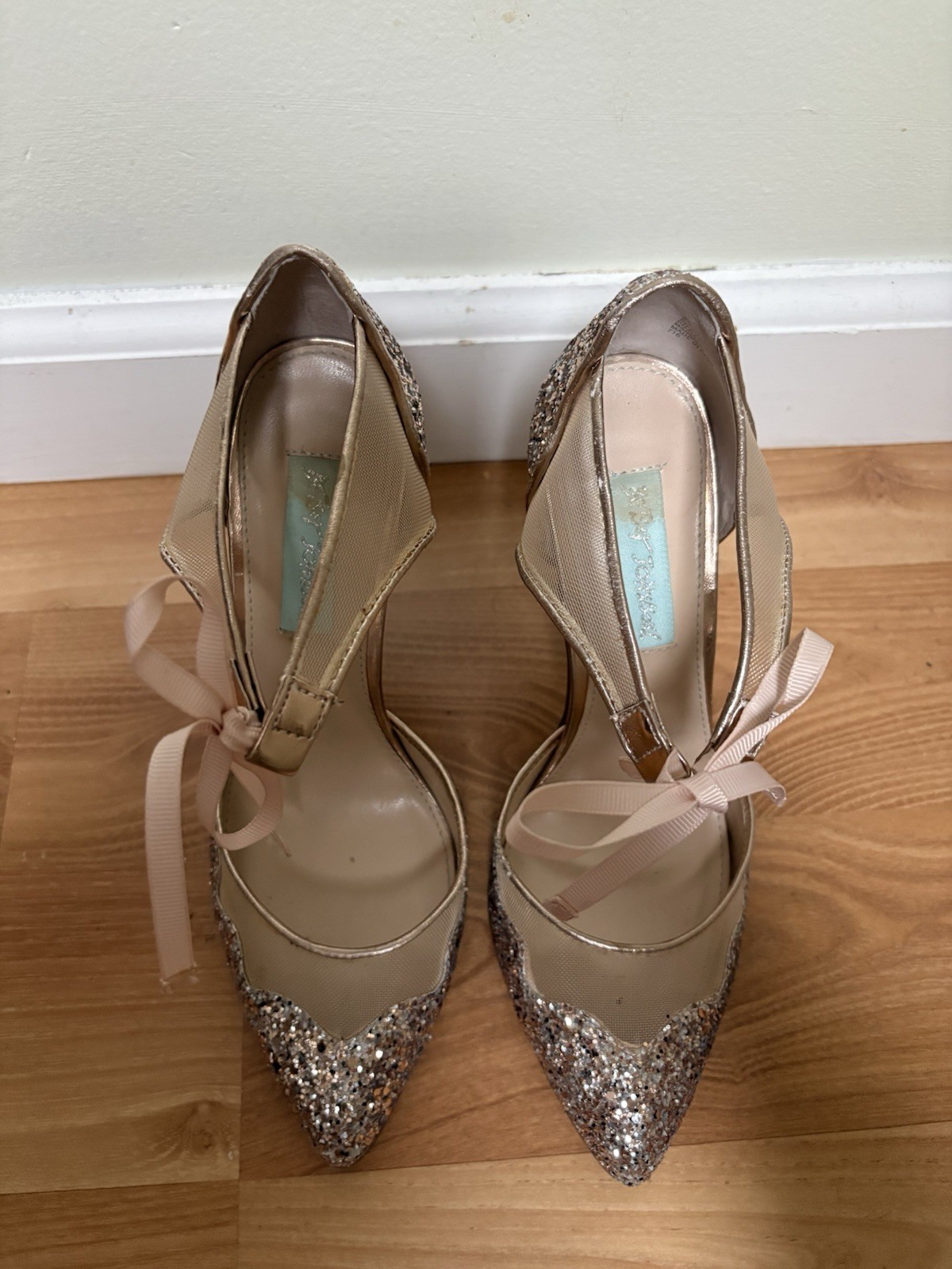 Betsy Johnson Iris Rhinestone Platform Heels Wome… - image 5