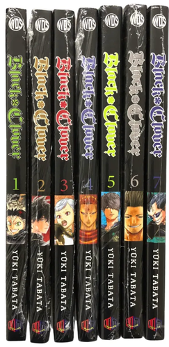 Black Clover Manga Vol 1-7 SUELTO Set Inglés Por Yuki Tabata *NUEVO* ENVÍO GRATUITO - Imagen 2 de 9
