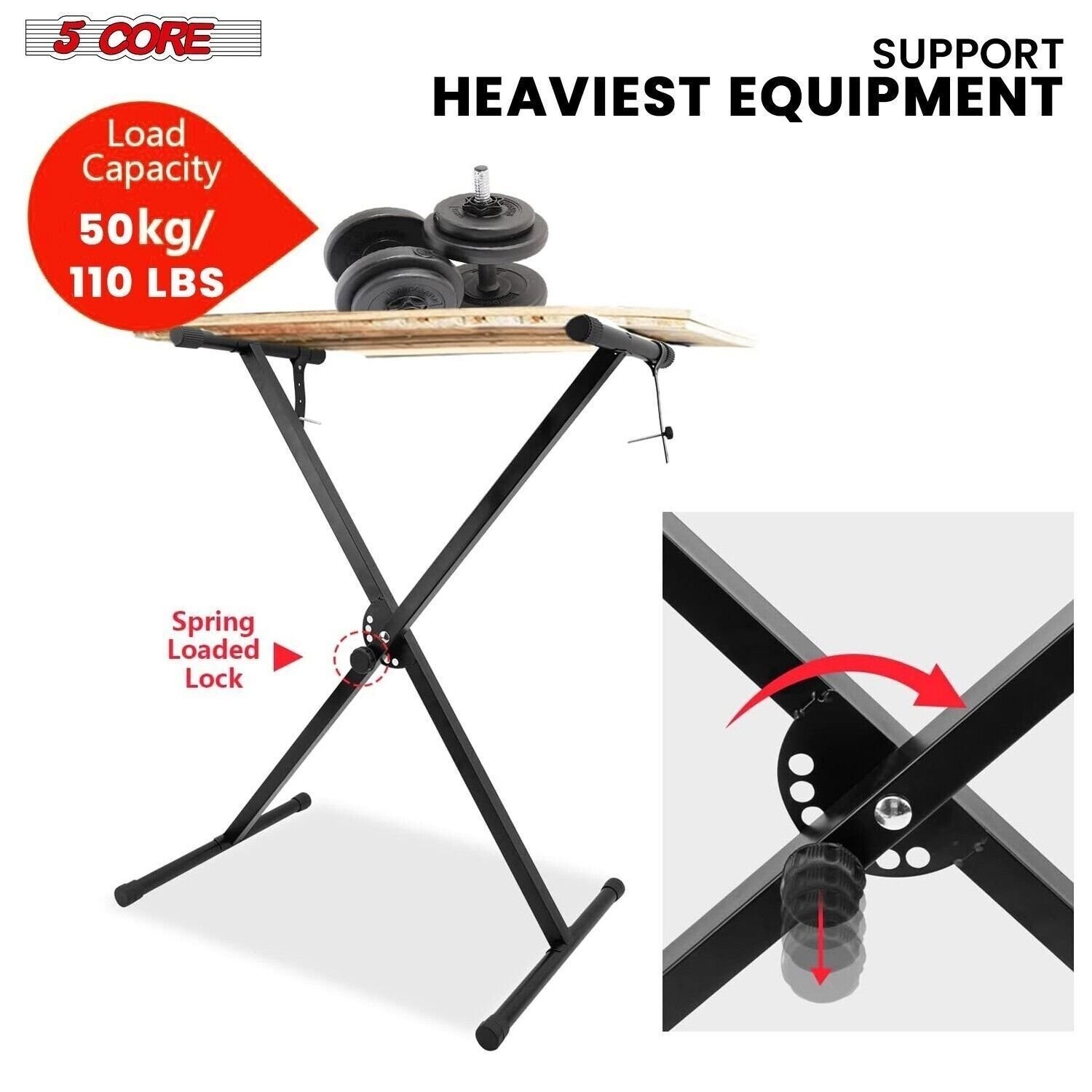 Set 5 Core: Supporto e Sedia per Tastiera foto 6
