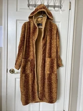 Tiger Animal Print Heavy 100% Cotton Towel Terry Hooded Robe
