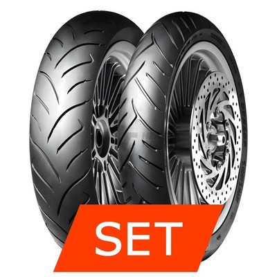 Reifenset Dunlop Scootsmart für Beeline Pista (2-Takt) (Wasser) 120/70-12