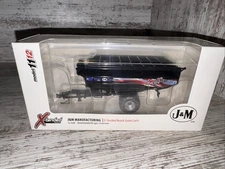 1/64th Scale J&M X1112 Grain Cart Extended Reach Single Wheels Black