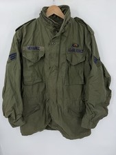 Vintage 90s U.S. Army Green M65 OG-107 Cold Field Jacket Size Medium Long
