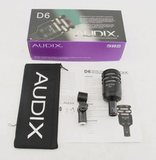 NEW Audix D6 Cardioid Wired Dynamic Microphone free shiping US