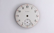 18S Elgin Pocket Watch Porcelain Dial 1152
