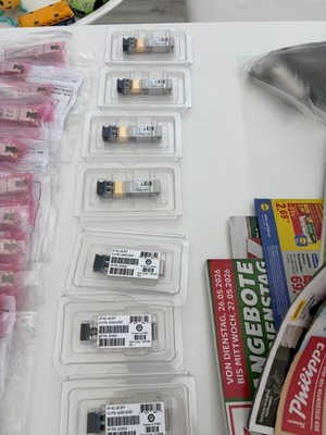 SFP Cisco GLC-TE-12 Stück, Dell 10-25 SR-8 Stück, HP 1GB SM-8 Stück