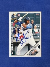 Kevonte Mitchell 2019 Myrtle Beach Pelicans Signed Team Card auto autograph