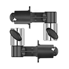 2 Pack Reflector Holder Clips - Backdrop Clamp for Photography Studio, 5/8 St...