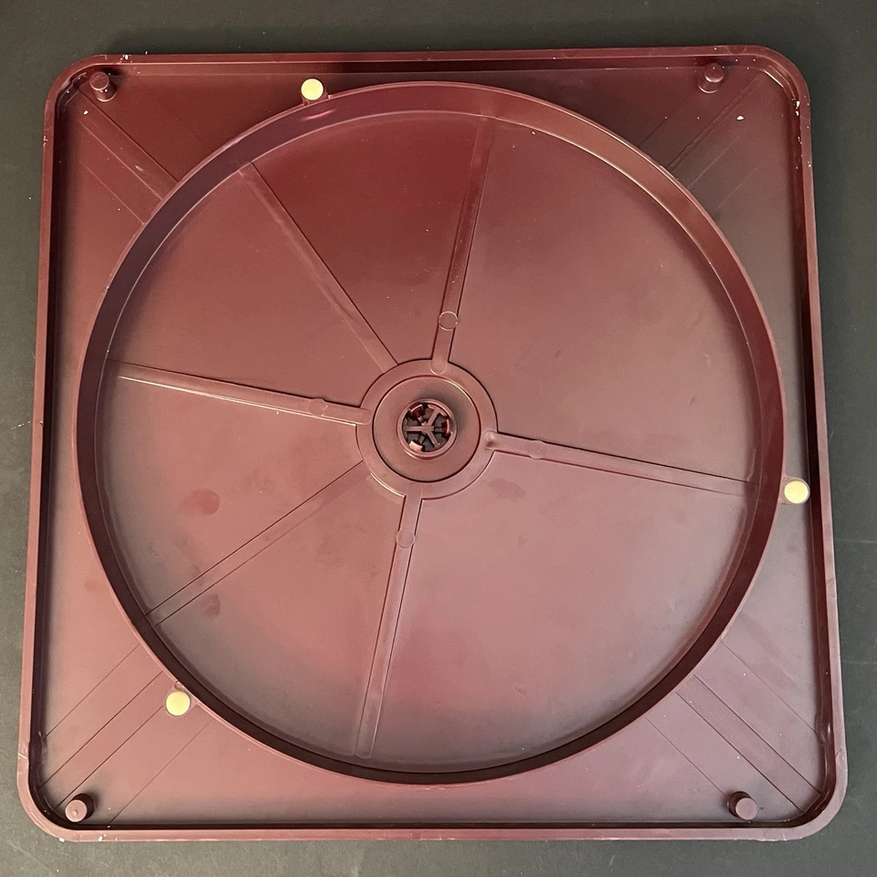 Scrabble Deluxe Edition 1989 Rotating Turntable 100% Complete Mahogany Tiles - Image 3 of 4