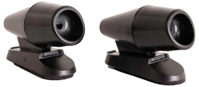 RoadPro RP17380 Deer / Animal Safety Alert Warning Whistles - BLACK Pack of 2 