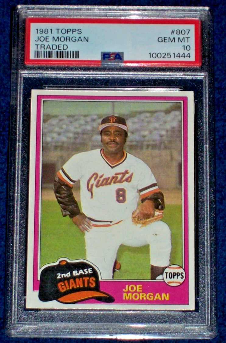 1981 Joe Morgan #807