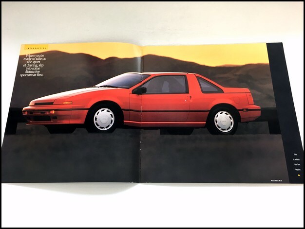 1989 Nissan Pulsar NX 18-page Original Car Sales Brochure Catalog