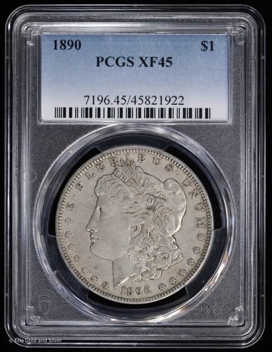 1890-P $1 Morgan Silver Dollar PCGS XF 45