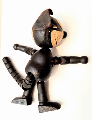 Peluche Ancienne Félix Le Chat - Mohair - Jouet Rare Années 1920