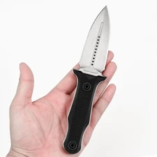8 inch 8CR13MOV Double Edge Hunting Knife G10 Handle Full Tang Fixed Blade Knife