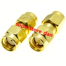 1Pcs SMA male plug to RP-SMA RPSMA male jack center RF coaxial adapter connector
