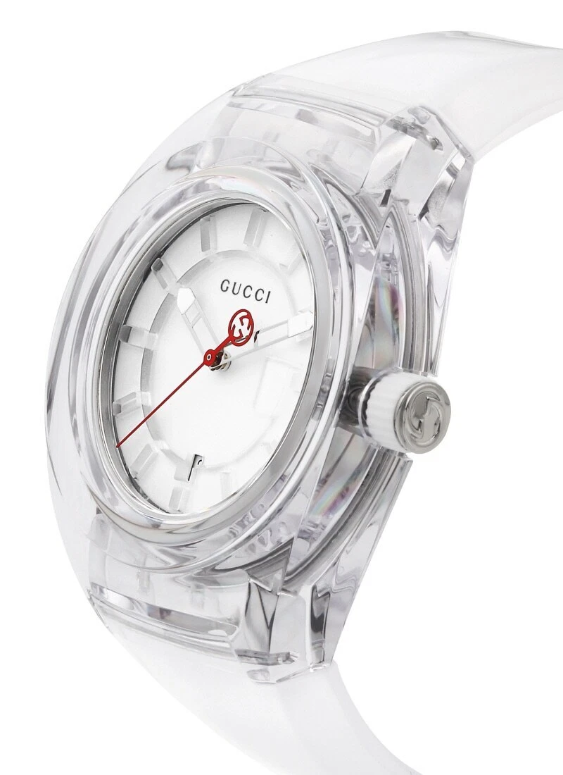 Gucci shop transparent watch