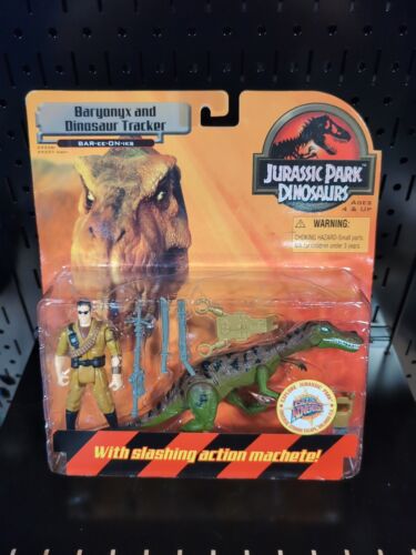1999 Hasbro Jurassic Park Dinosaurs Baryonyx And Dinosaur Tracker New Shelf Wear