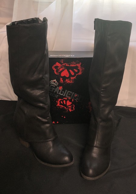 fergie knee high boots