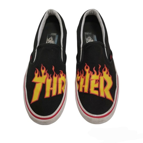 thrasher shoes flames